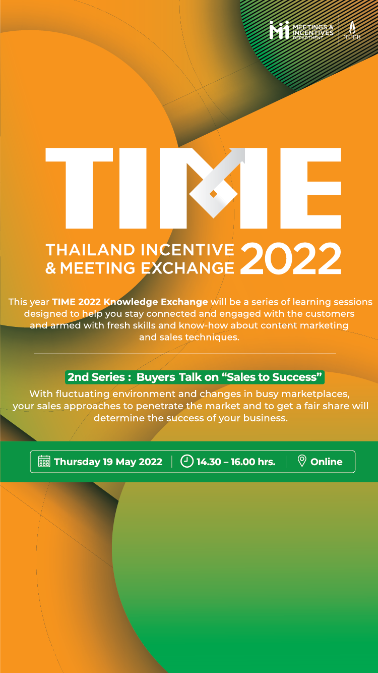TIME 2022 Knowledge Exchange - The 2nd Series: Buyer Talk on “Sales to Success”